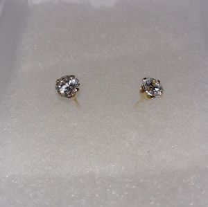 Jewelry - 14K Gold lab made diamonds stud earrings Jewelry - 14K Gold lab made diamonds stud earrings